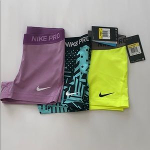 Bundle of Nike compression shorts